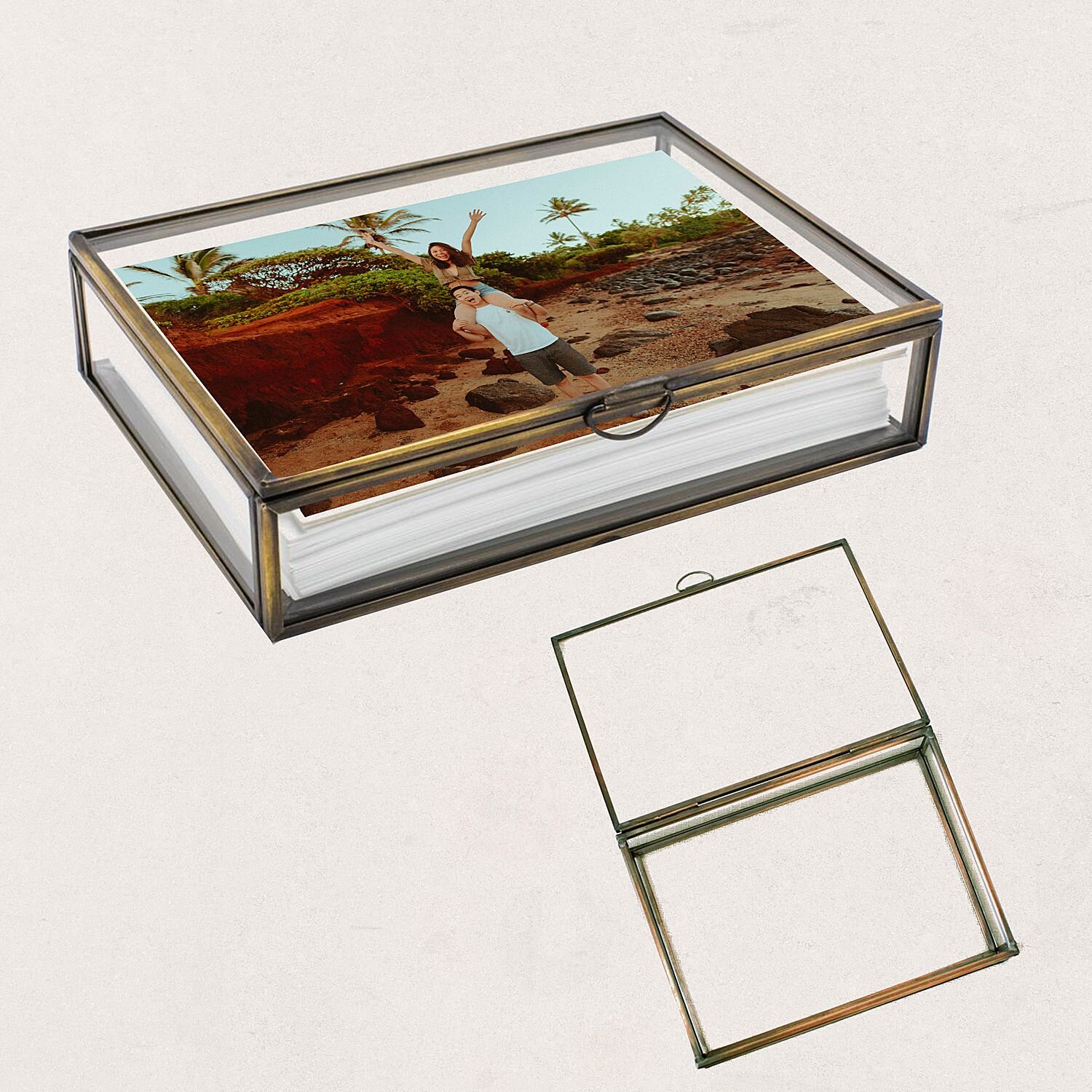 60 4x6 Lustre Prints + Brass Glass Box — Oregon Wedding Photographer -  Andie Avery Photography